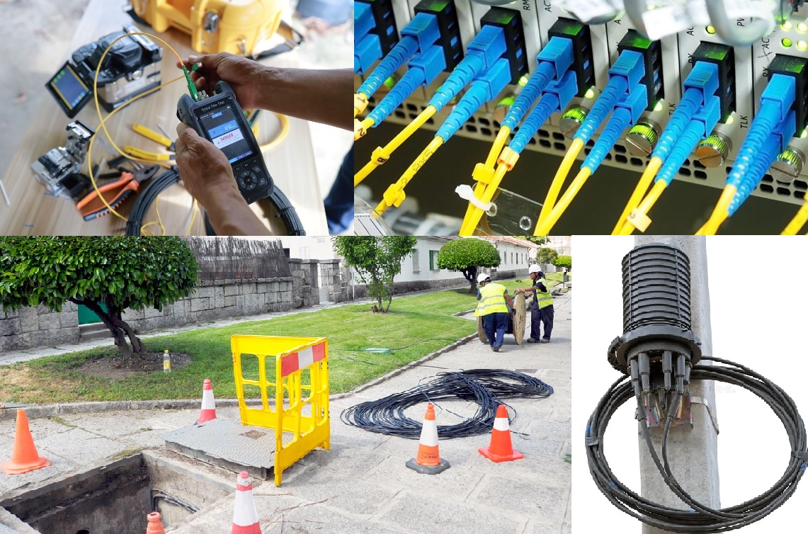 Instalación de fibra óptica
