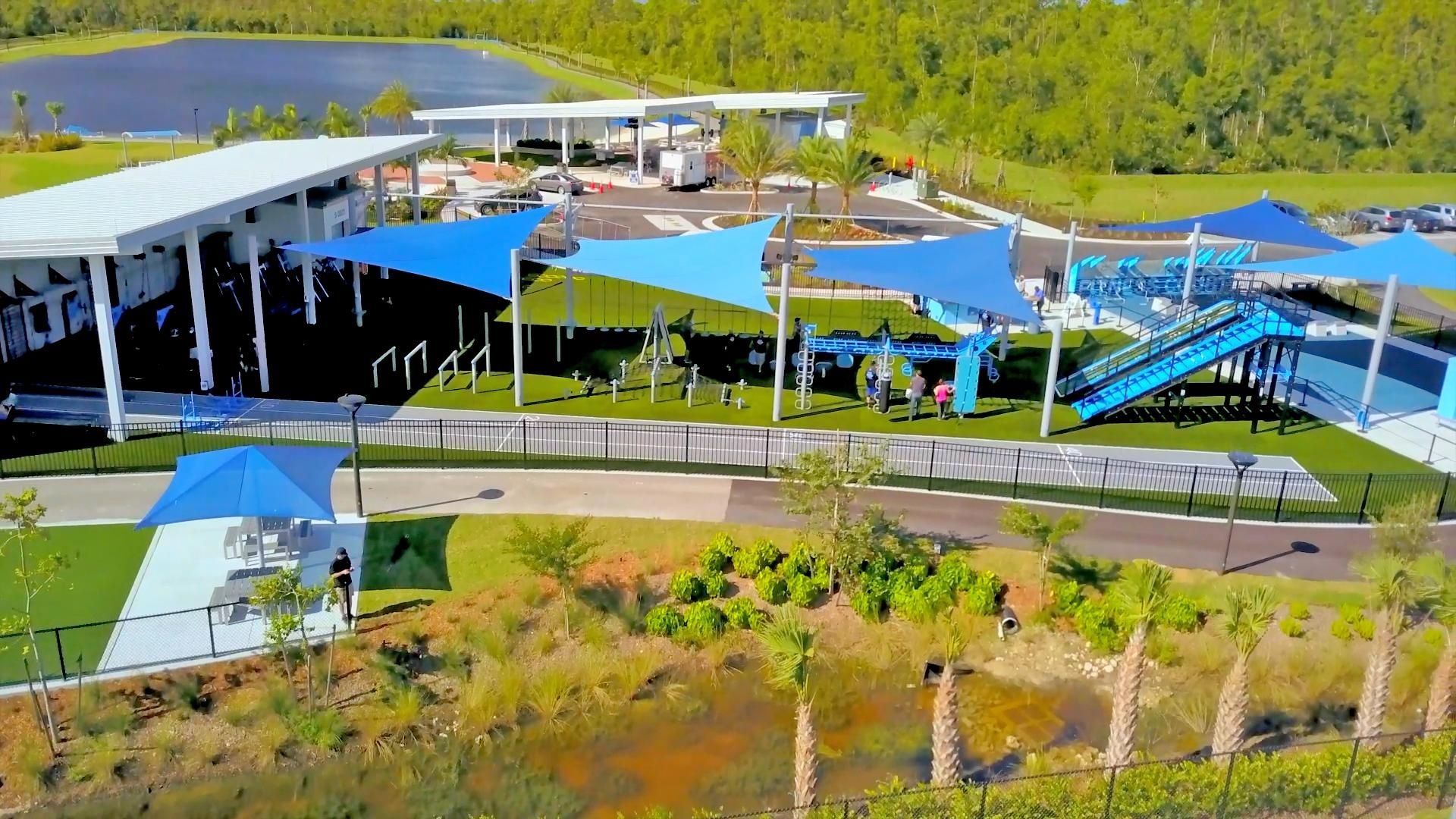 Parque recreativo terminado